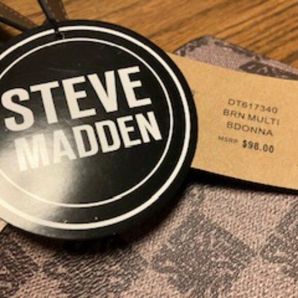 NEW 2 Piece Steve Madden Tote Bag Set BDONNA - Picture 6 of 9